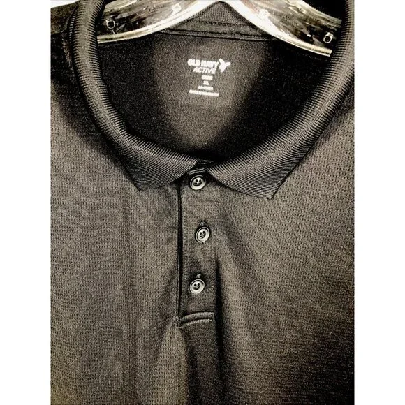 Old Navy Polo Shirt Extra Large Men’s Black - Picture 3 of 7